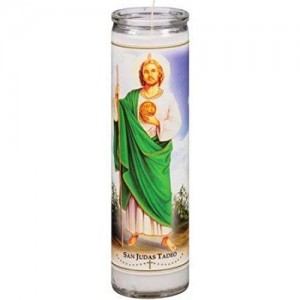 Star Candle Religious Candle - St Jude