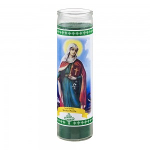 Star Candle Religious Candle - Saint Martha