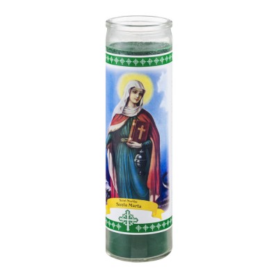 Star Candle Religious Candle - Saint Martha