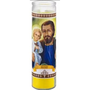 Star Candle Religious Candles - St Joseph