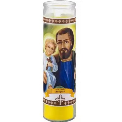Star Candle Religious Candles - St Joseph