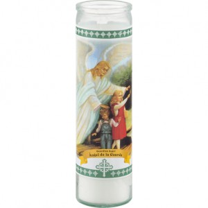 Star Candle Religious Candle - Guardian Angel
