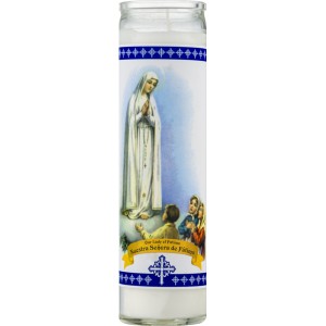 Star Candle Religious Candles - Lady Of Fatima