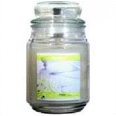 Star Candle Apothecary Jar - Fresh Linen