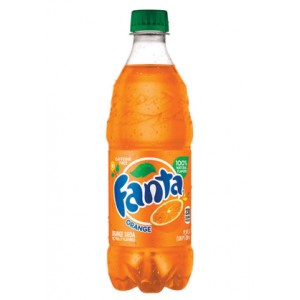 Fanta Orange Soda Bottle