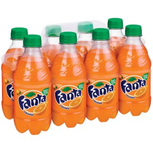 Fanta Orange Soda Bottles 8 Pack