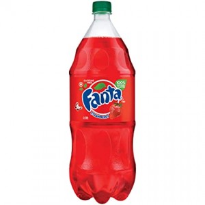 Fanta Strawberry Soda Bottle
