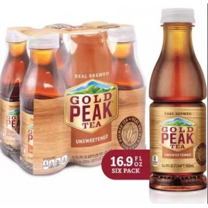 Gold Peak Unsweetened Iced Tea - 6 Pack Bottles