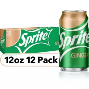Sprite Ginger Fridge Pack Cans, 12 fl oz, 12 Pack