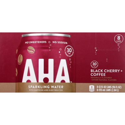 Aha Black Cherry Coffee Sparkling Water