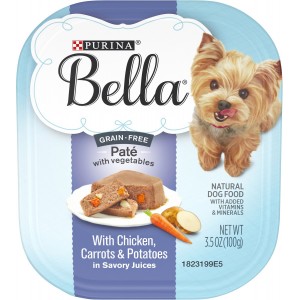 Purina Bella Wet Dog Food Pate with Vegetables