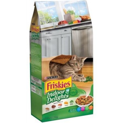 Purina Friskies Indoor Delights Dry Cat Food 3.15 lb. Bag