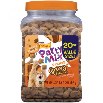Purina Friskies Party Mix Crunch Gravy-Licious Cat Food