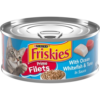 Purina Prime Filets With Ocean Whitefish & Tuna in Sauce