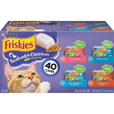 Purina Friskies Pate Seafood & Chicken Cat Food