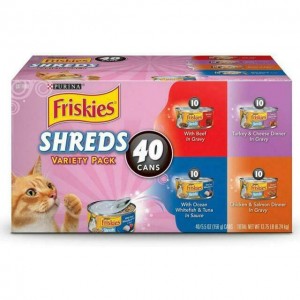 Friskies Wet Cat Food Shreds in Gravy Variety Pack