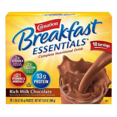 Carnation Breakfast Essentials Powder Drink Mix - Rich Milk Chocolate