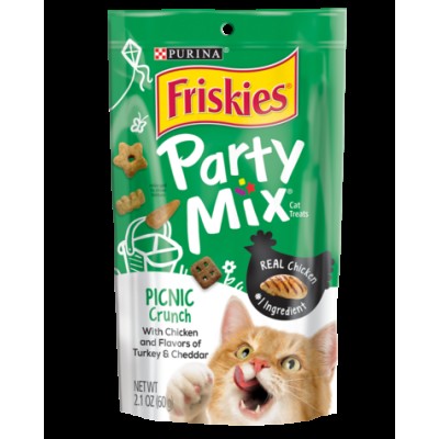 Purina Friskies Party Mix Cat Treats Picnic Crunch