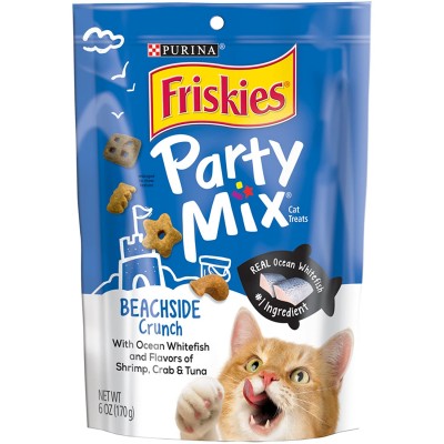 Purina Friskies Party Mix Cat Treats Crunch Beachside 2.1 oz. Pouch