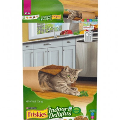 Purina Friskies Indoor Delights Dry Cat Food 16 lb. Bag
