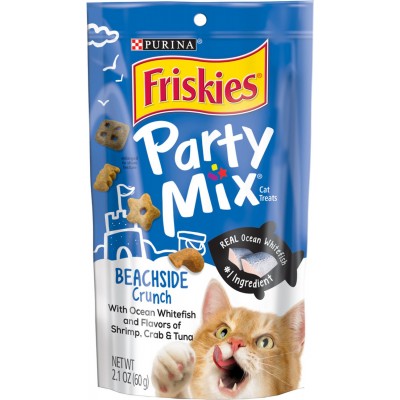 Purina Friskies Party Mix Beachside Crunch Adult Cat Treats