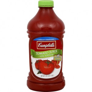 Campbell'sÂ® 100% Tomato Juice Low Sodium Tomato Juice