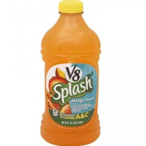 V8Â® SplashÂ® Mango Peach - Single Plastic Bottle