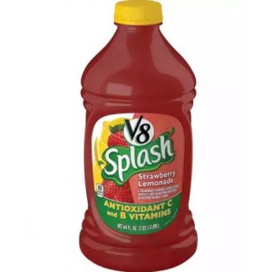 V8Â® SplashÂ® Strawberry Lemonade - Single Plastic Bottle