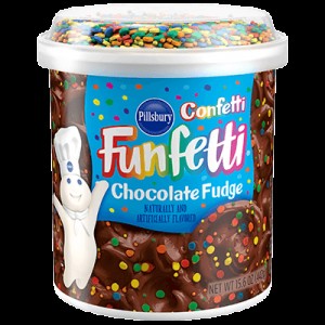 Pillsbury Funfetti - Confetti - Chocolate Fudge Frosting