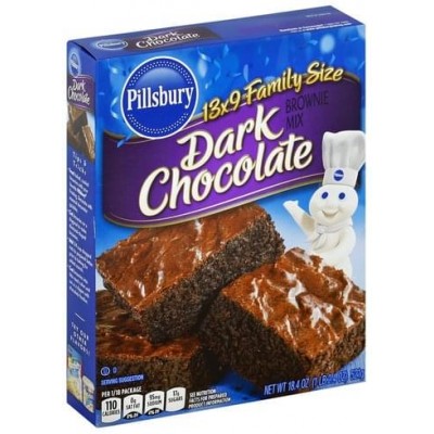 Pillsbury Brownie Mix - Dark Chocolate - Family Size