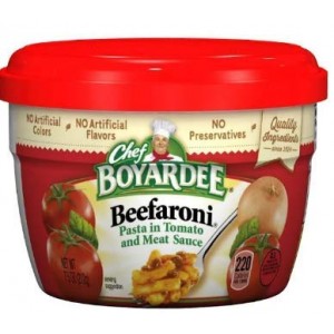 Chef Boyardee Microwaveable Beefaroni