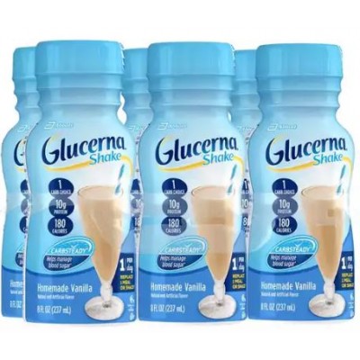 Glucerna Diabetes Nutritional Shake Homemade Vanilla - 6 pk Glucerna Diabetes Nutritional Shake Homemade Vanilla - 6 pk