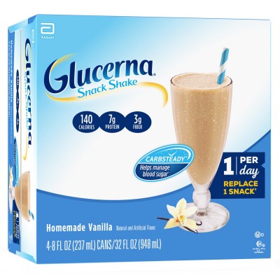 Glucerna Snack Shake Nutrition Shake Homemade Vanilla Glucerna Snack Shake Nutrition Shake Homemade Vanilla