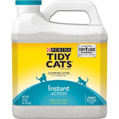 Purina Tidy Cats Clumping Cat Litter Instant Action for Multiple Cats 14 lb. Jug