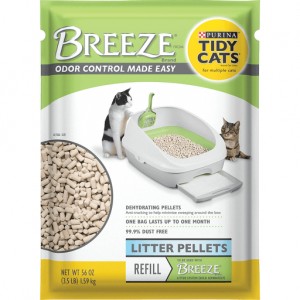Purina Tidy Cats Breeze Cat Litter Pellets Refill for Multiple Cats 3.5 lb. Pouch