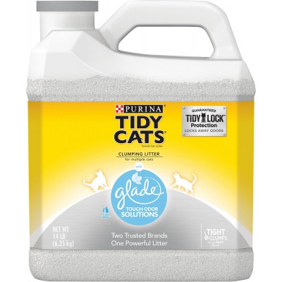 Purina Tidy Cats Clumping Cat Litter With Glade Tough Odor Solutions For Multiple Cats