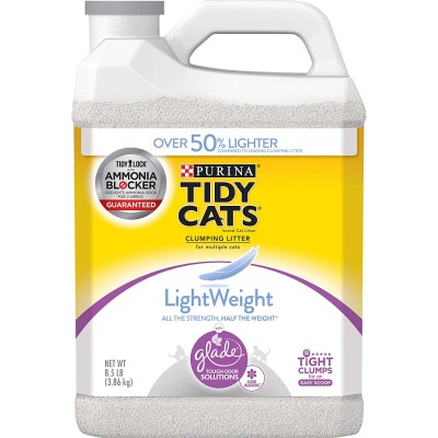 Purina Tidy Cats LightWeight Cat Litter Clean Blossoms Clumping with Glade Odor Solutions