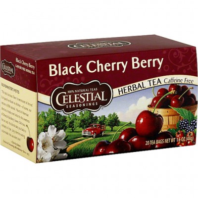 Celestial Seasonings Black Cherry Berry Herbal Tea Caffeine Free