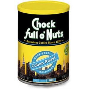 Chock Full O' Nuts Cuban Roast Coffee Can