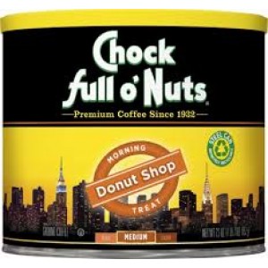 Chock Full O' Nuts Ground Coffee - Morning Treat Donut Shop