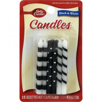 Betty Crocker Candle - Black and White