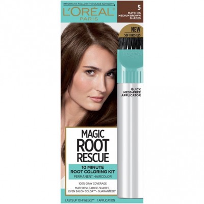 L'OrealÂ® Paris Medium Brown 10 Minute Root Coloring Kit