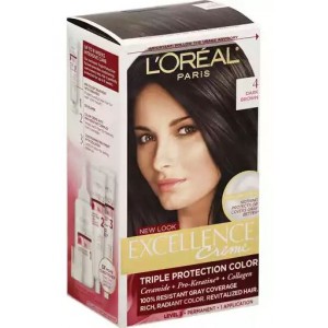L'OrealÂ® Paris Dark Brown #4 Hair Color