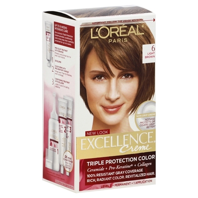L'OrealÂ® Paris Light Brown #6 Hair Color