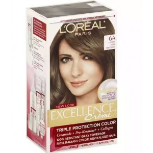 L'OrealÂ® Paris Light Ash Brown #6A Cooler Hair Color