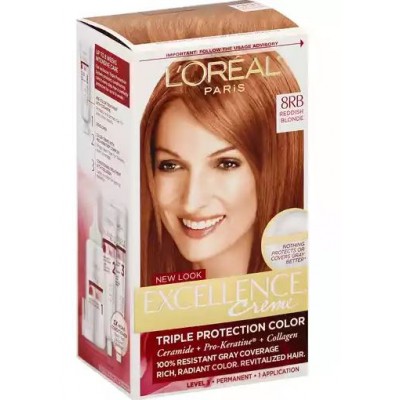 L'OrealÂ® Paris Reddish Blonde #8RB Hair Color