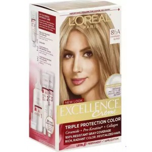 L'OrealÂ® Paris Champagne Blonde #8-1/2A Cooler Hair Color