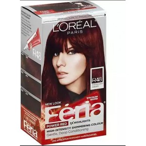 L'OrealÂ® Paris Intense Deep Auburn #R48 Power Red Hair Color