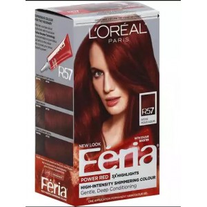 L'OrealÂ® Paris Intense Medium Auburn #R57 Power Red Hair Color