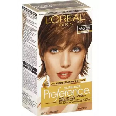 L'OrealÂ® Paris Warmer 6-1/2G Lightest Golden Brown Hair Color